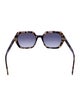 Christian Dior Oversize Gradient Sunglasses