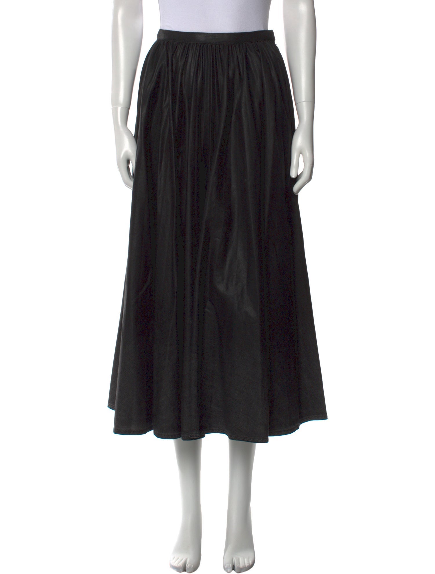 Christian Dior Pleated Accents Midi Length Skirt