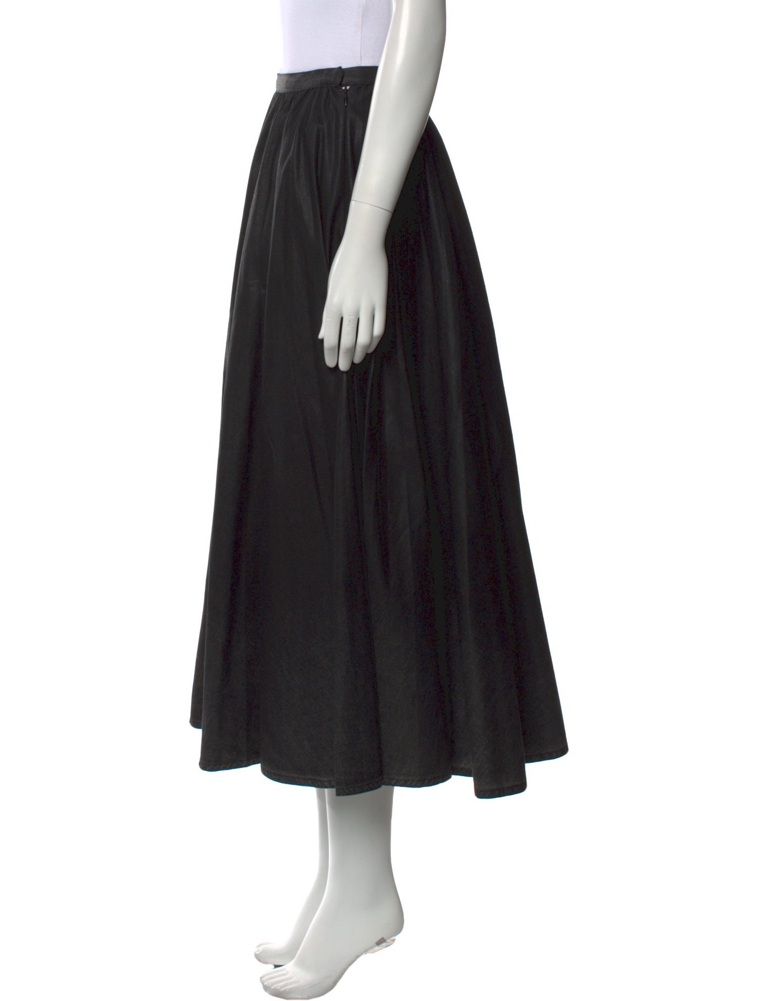 Christian Dior Pleated Accents Midi Length Skirt