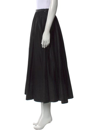Christian Dior Pleated Accents Midi Length Skirt