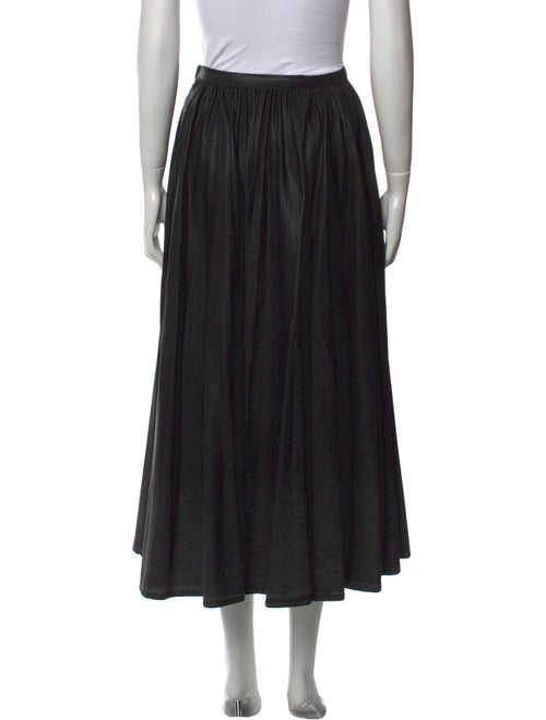 Christian Dior Pleated Accents Midi Length Skirt