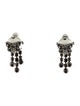 Christian Dior Faux Pearl & Crystal Tribales Butterfly Drop Earrings