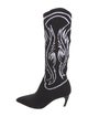 Christian Dior Graphic Print Sock Boots