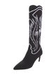Christian Dior Graphic Print Sock Boots