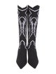 Christian Dior Graphic Print Sock Boots