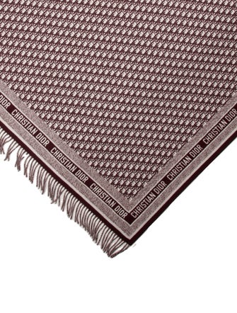 Christian Dior Virgin Wool Printed Scarf