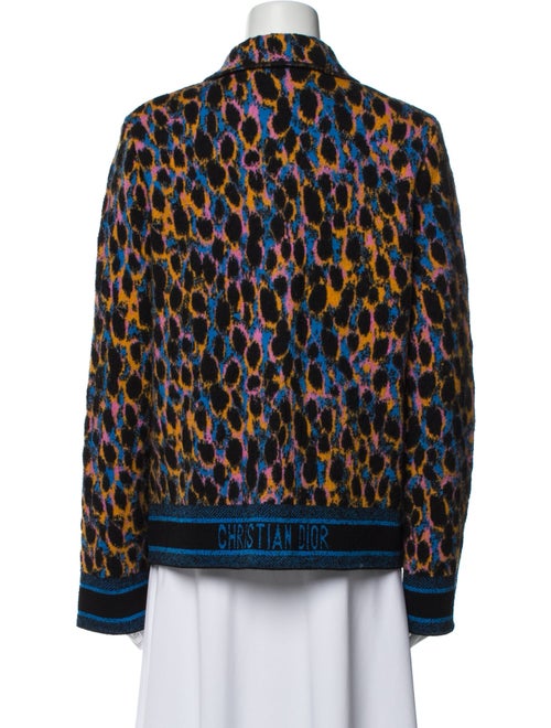 Christian Dior Virgin Wool Animal Print Jacket