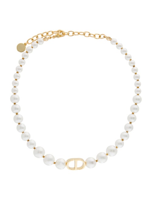 Christian Dior Faux Pearl 30 Montaigne Choker