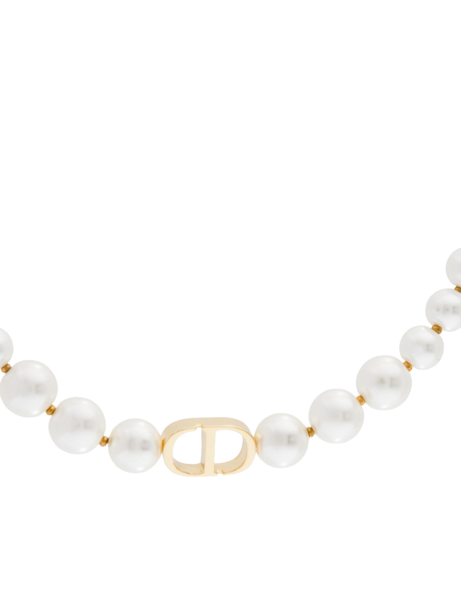 Christian Dior Faux Pearl 30 Montaigne Choker