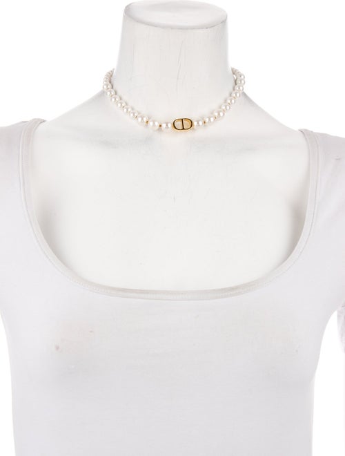 Christian Dior Faux Pearl 30 Montaigne Choker