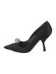 Christian Dior Satin Crystal Embellishments Pumps