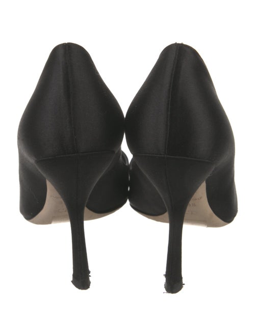 Christian Dior Satin Crystal Embellishments Pumps