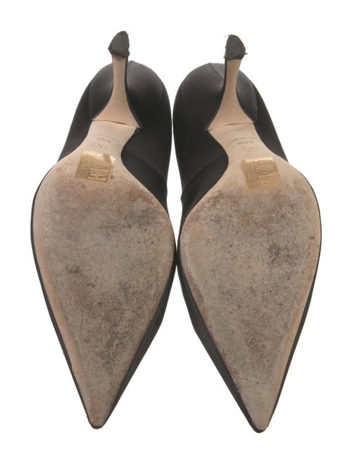 Christian Dior Satin Crystal Embellishments Pumps