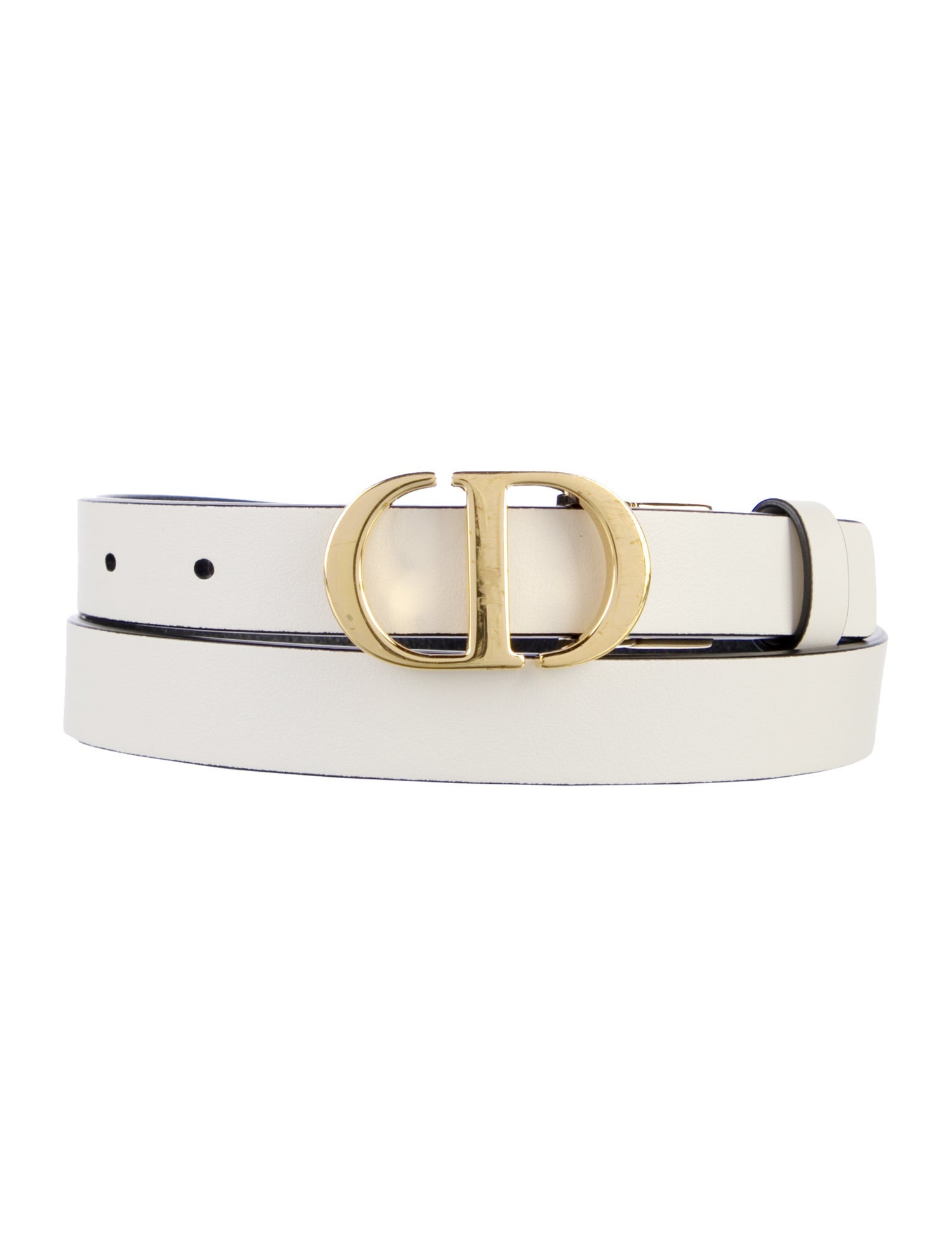 Christian Dior Skinny Leather Belt