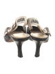 Christian Dior Leather Printed Slingback Pumps