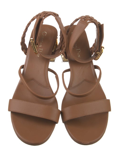 Christian Dior Leather Studded Accents Gladiator Sandals