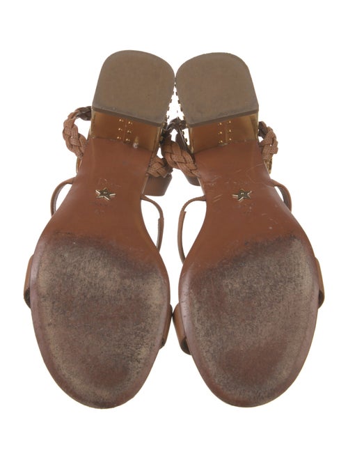 Christian Dior Leather Studded Accents Gladiator Sandals