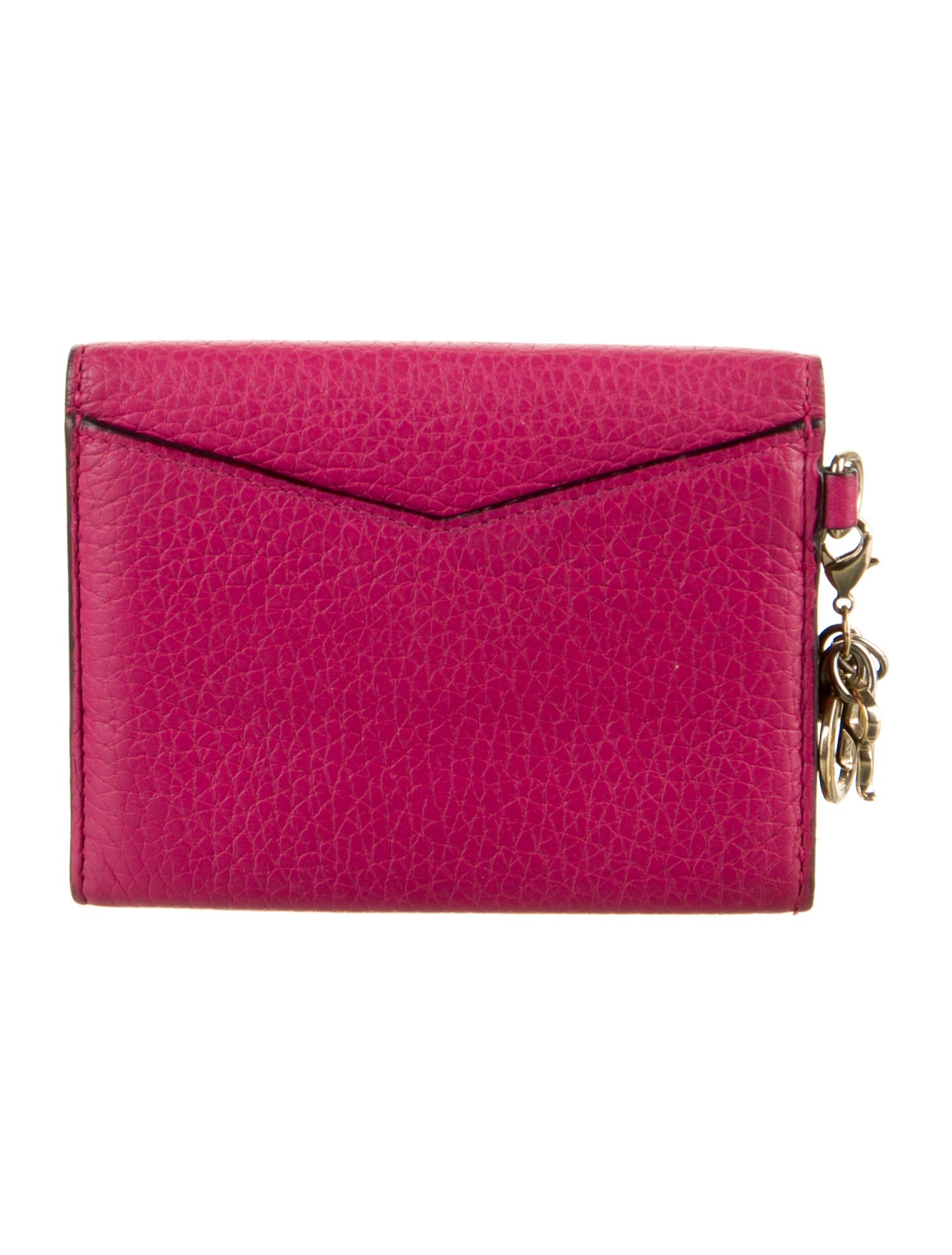 Christian Dior 2015 Leather Compact Wallet