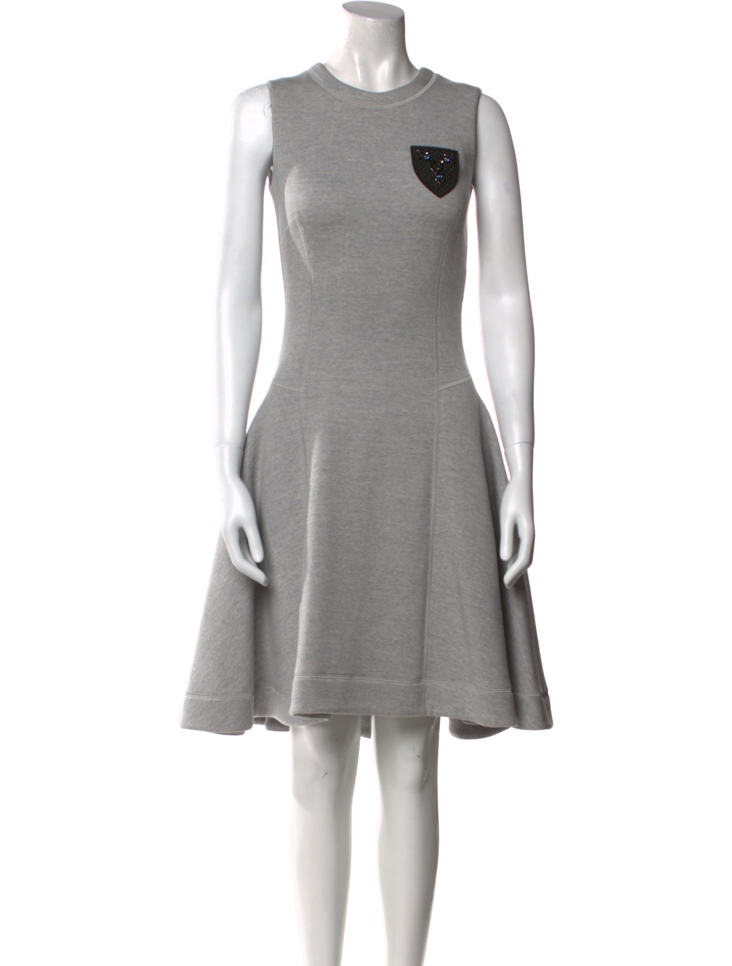 Christian Dior Virgin Wool Knee-Length Dress