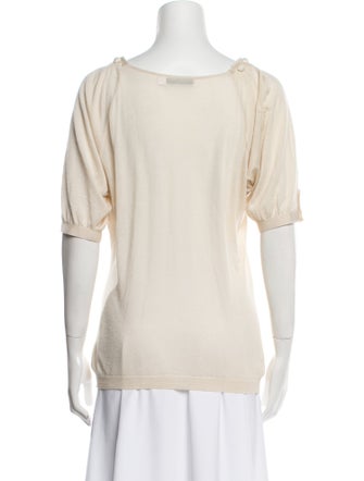 Christian Dior Cashmere Scoop Neck Sweater