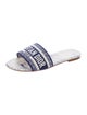 Christian Dior Leather Printed Slides