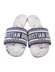 Christian Dior Leather Printed Slides