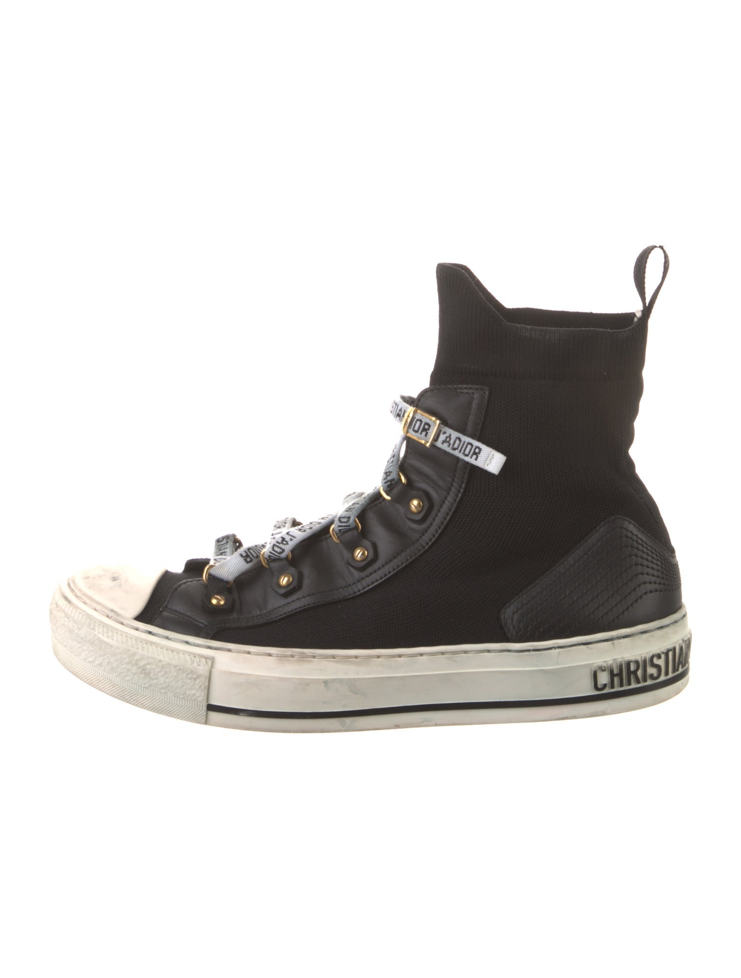 Christian Dior Walk' n' Dior 'Black White' Wedge Sneakers