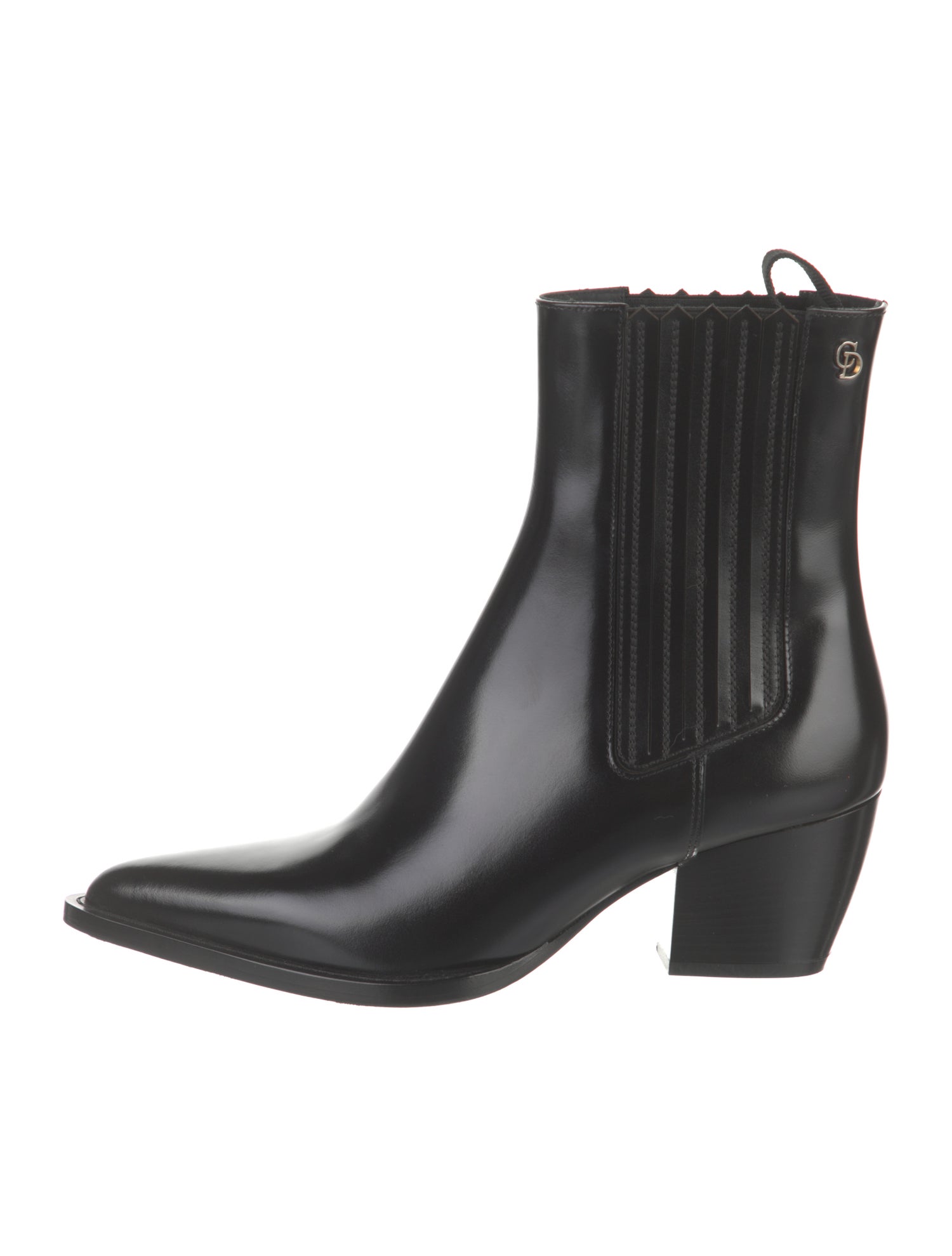 Christian Dior Leather Western Boots