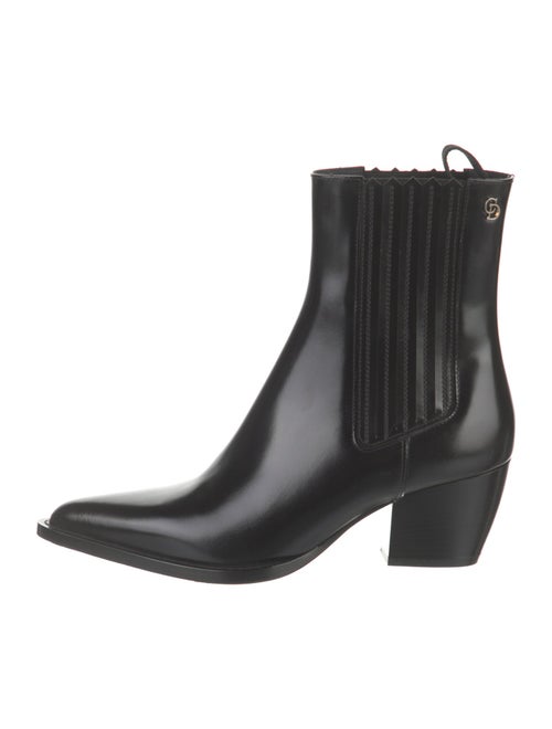 Christian Dior Leather Western Boots