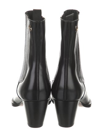 Christian Dior Leather Western Boots