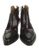 Christian Dior Leather Leather Trim Embellishment Western Boots