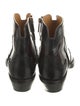 Christian Dior Leather Leather Trim Embellishment Western Boots