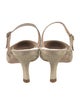 Christian Dior Cannage Pattern Cutout Accent Mules