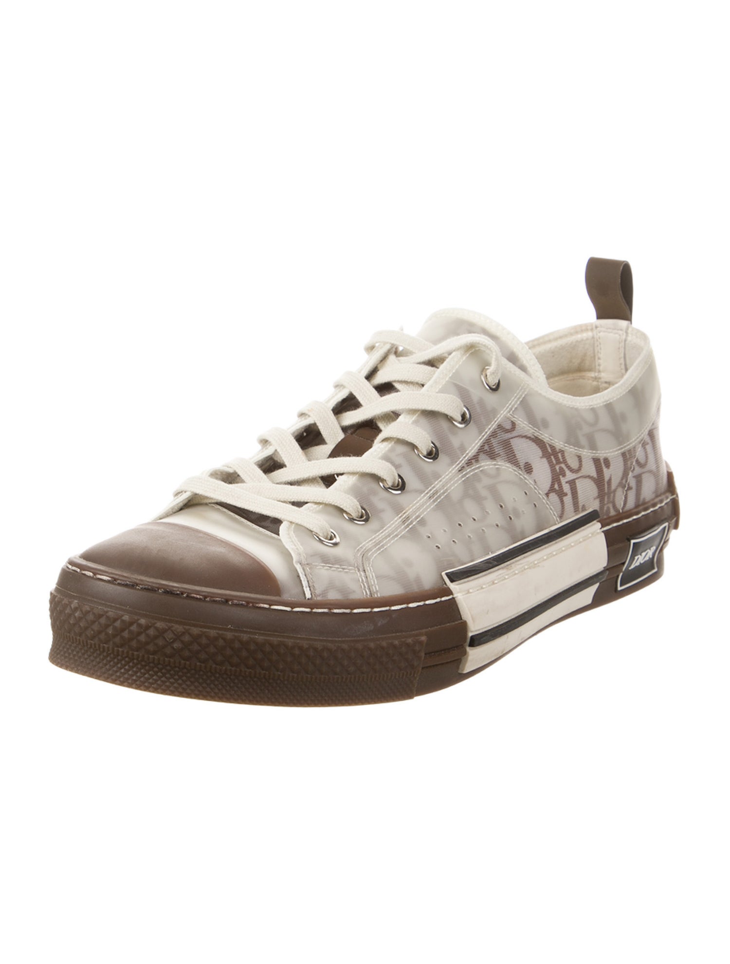 DIOR MEN B23 'Oblique Transparent - Coffee' Sneakers