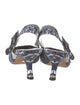 Christian Dior Printed Bow Accents Slingback Pumps