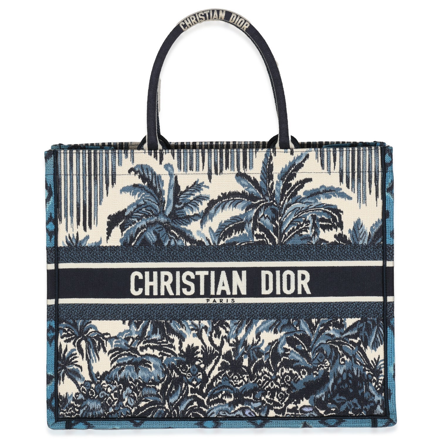 Christian Dior Large Canvas Book Tote