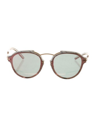Christian Dior Round Tinted Sunglasses