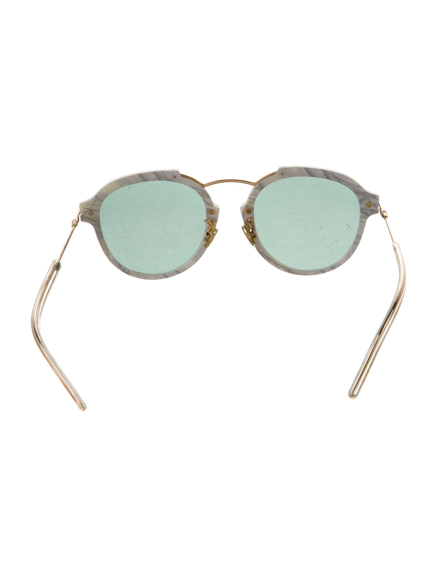 Christian Dior Round Tinted Sunglasses
