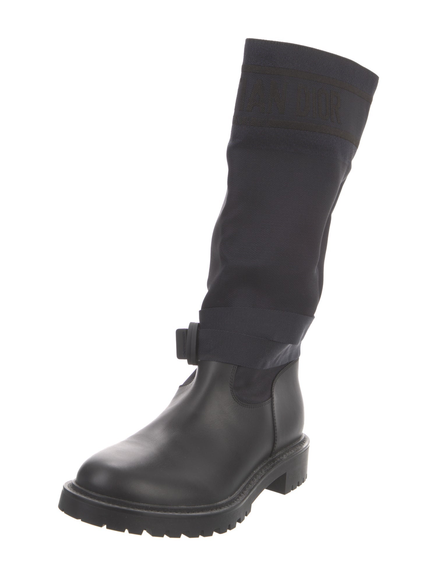 Christian Dior Leather Rain Boots
