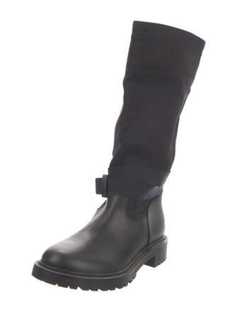 Christian Dior Leather Rain Boots