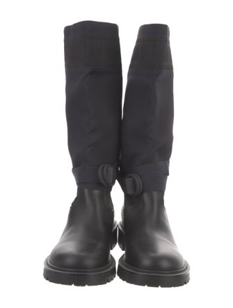 Christian Dior Leather Rain Boots