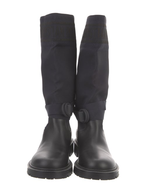 Christian Dior Leather Rain Boots