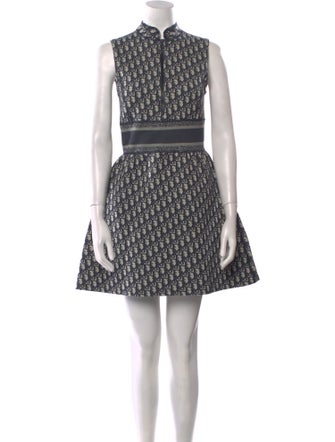 Christian Dior Printed Mini Dress