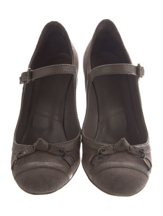 Christian Dior Suede Leather Trim Embellishment Pumps