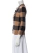 Christian Dior Cashmere Plaid Print Sweater