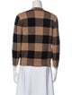 Christian Dior Cashmere Plaid Print Sweater