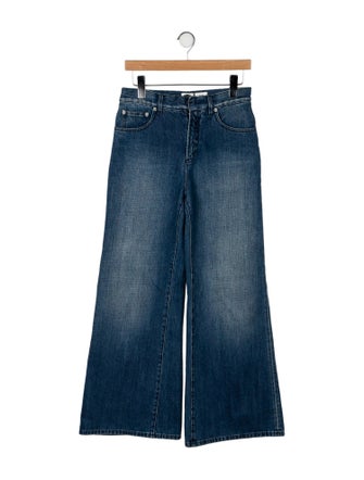 Christian Dior High-Rise Wide Leg Jeans