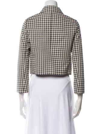 Christian Dior Houndstooth Print Evening Jacket