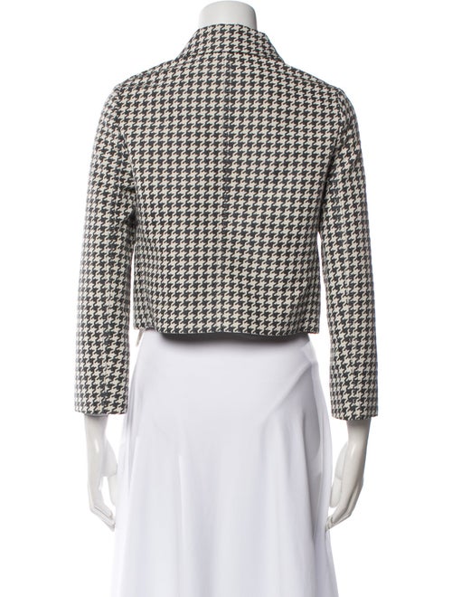 Christian Dior Houndstooth Print Evening Jacket