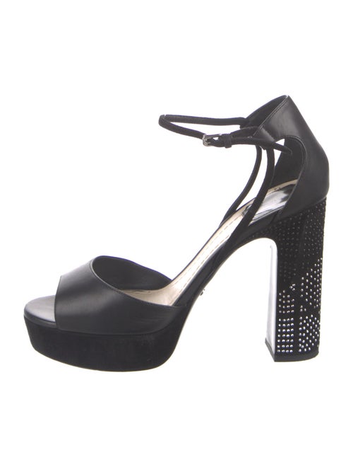 Christian Dior Leather Studded Accents Sandals